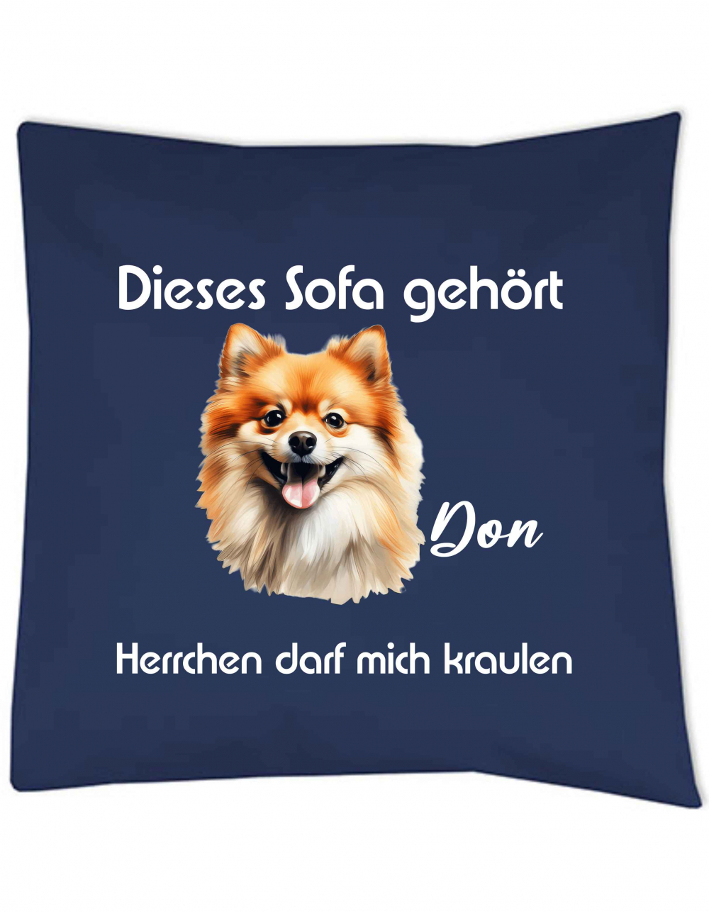 Kissen mit Pomeranian